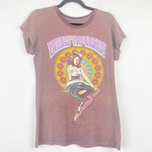 BOB MASSE STUDIOS Graphic T-Shirt Blues Traveler Tee Shirt Red Short‎ Sleeve XXL